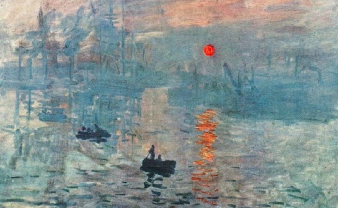 نقاشی های معروف امپرسیونیسم (طلوع خورشید اثر کلود مونه، 1872)